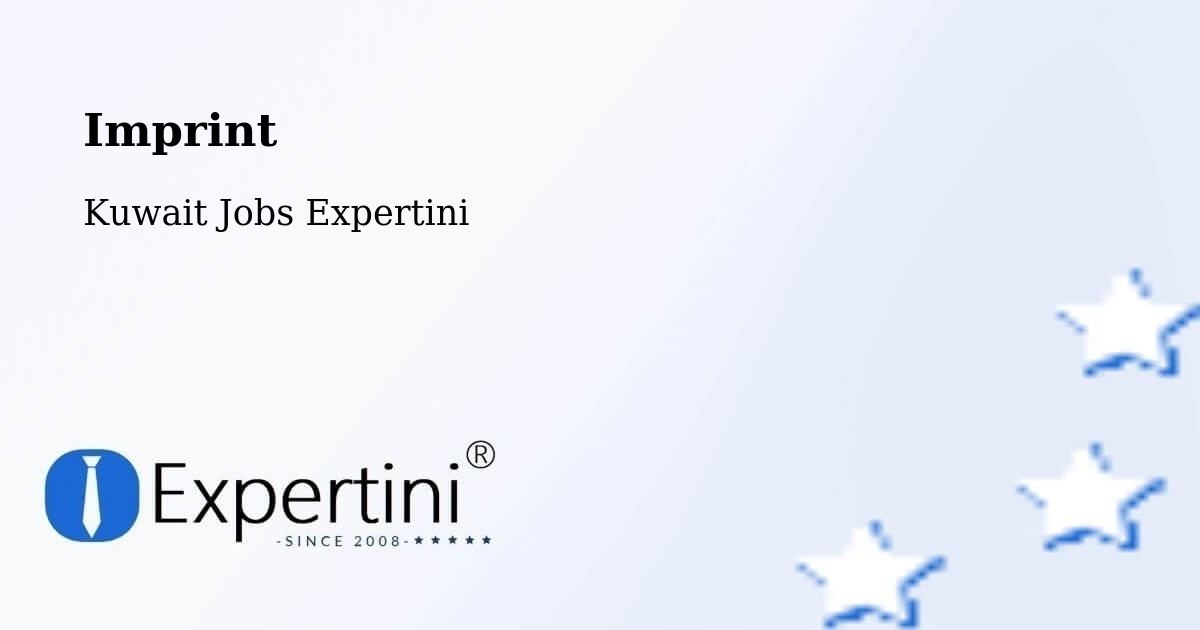 Imprint – As Sālimīyah - Kuwait Jobs Expertini